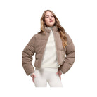 Alo Women's Micro Corduroy Dreamy Puffer - Chai Latte