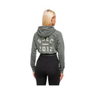 Gymshark Lifting Club 2012 Graphic Cropped Hoodie - Slate Teal/Wash