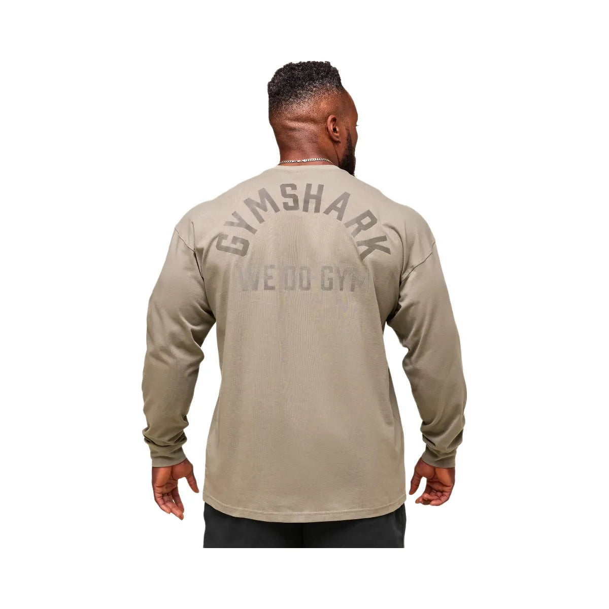 Gymshark We Do Gym Long Sleeve T-Shirt - Linen Brown