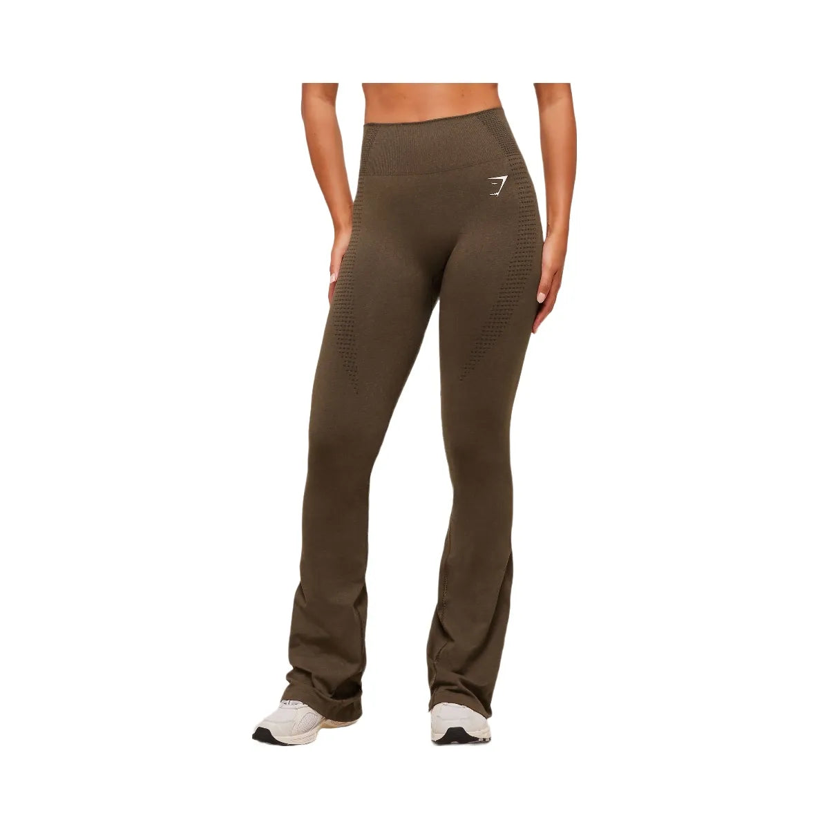 Gymshark Vital Soft Flared Leggings - Espresso Marl