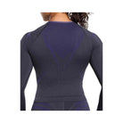 Gymshark Apex Lift Seamless Long Sleeve Crop Top - Heavy Blue/Cobalt Purple