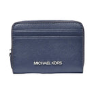 Michael Kors Jet Set Travel Medium Saffiano Leather Wallet Navy