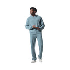 Alo Men's Wool Cashmere New Class Hoodie - Celestial Blue Granite Heather