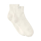 Alo Quarter Crew Street Sock - Ivory