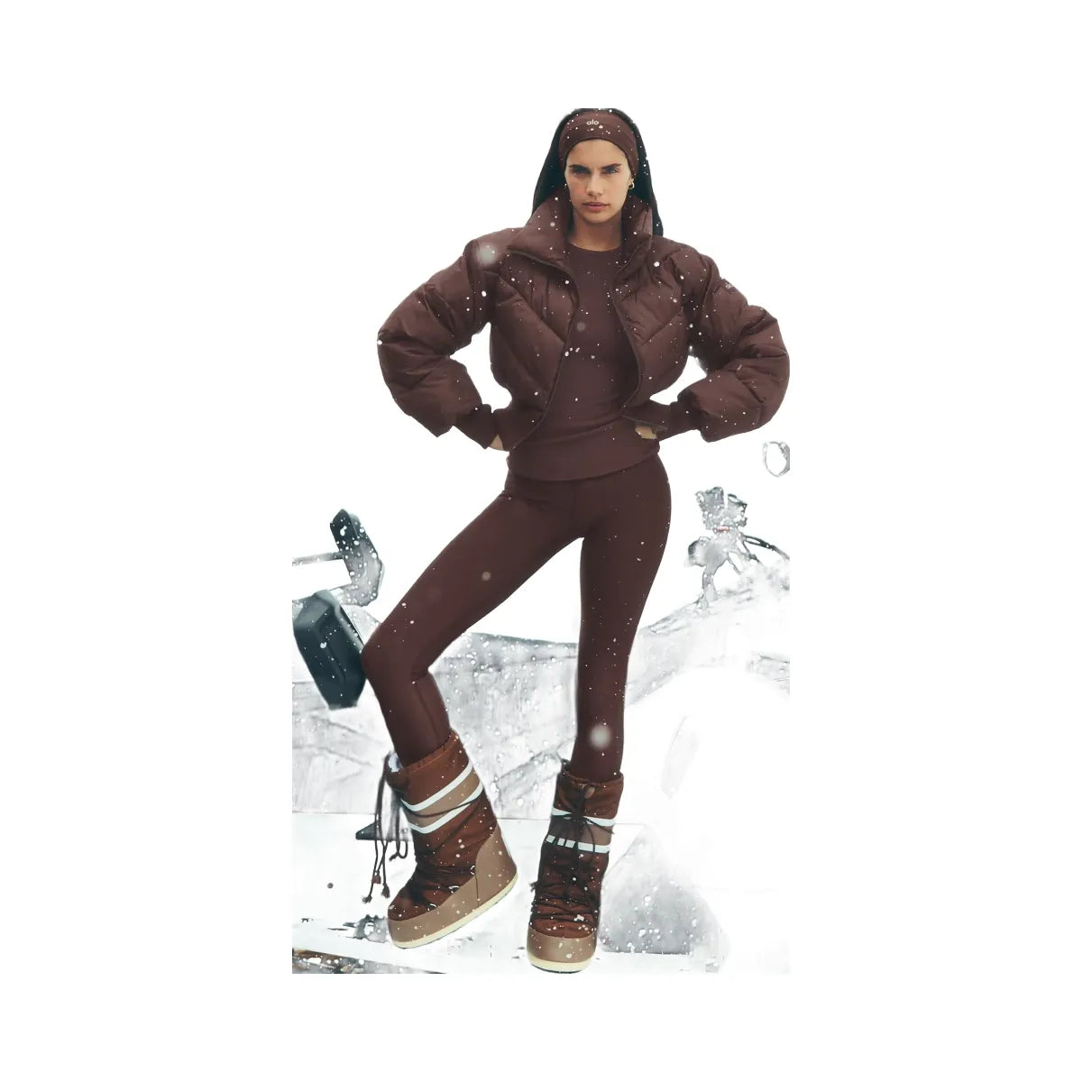 Alo Women's 7/8 High-Waist Airlift Legging - Brownstone