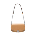 Michael Kors Mila Medium Leather Messenger Bag Peanut