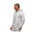 Gymshark Interlock Tech Zip Up Hoodie - Light Grey Core Marl