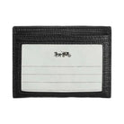 Coach Slim Id Card Case Novelty Leather-Silver-Black