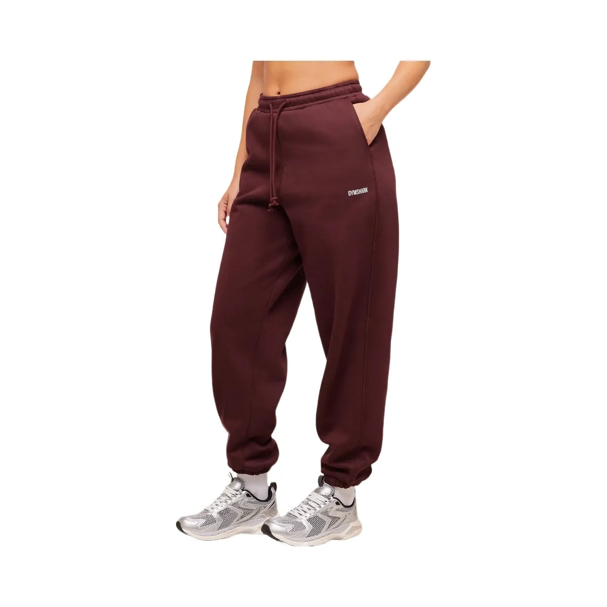 Gymshark Cosy Luxe Cuffed Joggers - Rich Maroon