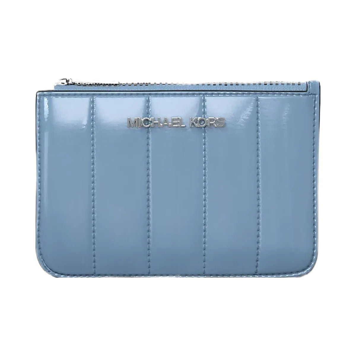Michael Kors Jet Set Small Patent Coin Purse Light Sky