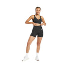 Gymshark Vital V Neck Sports Bra - Black Marl