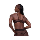 Alo Women's Airlift Line Up Bra - Brownstone