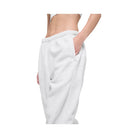 Alo Women's Polar Fleece High-Waist Retreat Jogger - White Heather Grey