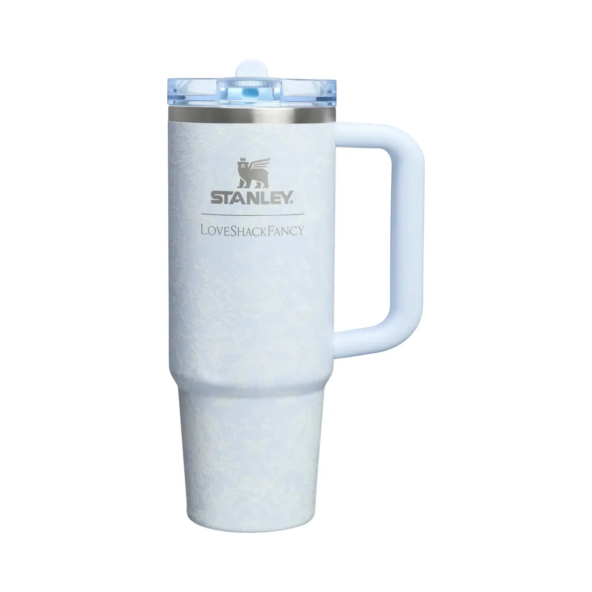 Stanley 1913 x LoveShackFancy Holiday Quencher ProTour Flip Straw Tumbler (30OZ) Toscana Toile Alpine Blue