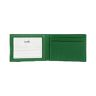 Coach Compact Billfold Wallet Pebbled Leather-Kelly