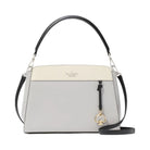 Kate Spade Madison Medium Top Handle Satchel Platinum Grey Multi