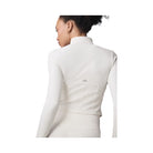 Alo Women's Airbrush Corset Full Zip Jacket - Ivory