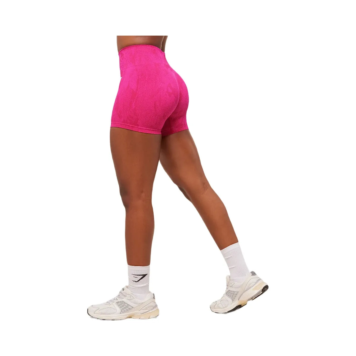Gymshark Adapt Camo Seamless Shorts - Build Pink/Energy Pink