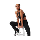 Alo Women's High-Waist 7/8 Zip It Flare Legging - Black