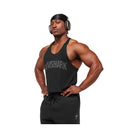 Gymshark Power Stringer - Black/Asphalt Grey