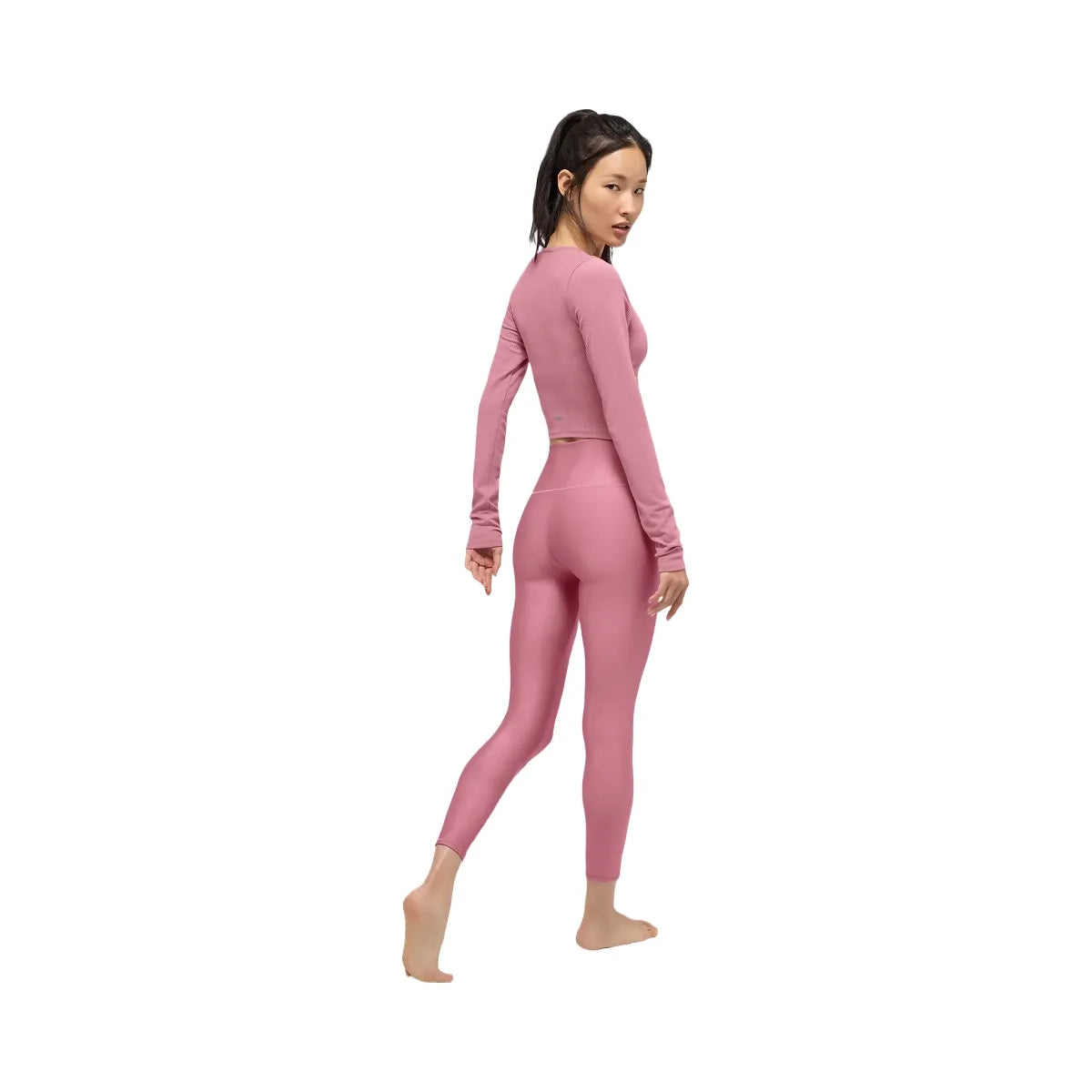 Alo Women's 7/8 High-Waist Airlift Legging - Pink Wild Rose
