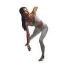Alo Women's Alosoft High-Waist Heart Throb Legging - Athletic Heather Grey/White