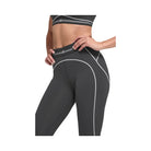 Alo Women's Airbrush High-Waist Heart Throb Legging - Anthracite/White