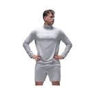 Alo Men's 7" Conquer React Performance Short - Athletic Heather Grey