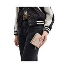 Coach Snap Wallet In Signature Canvas With Floral Print Gold-Sand Multi