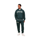 Gymshark Worn Graphic Hoodie - Deep Petrol Blue