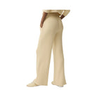 Alo Women's Snuggle Up Sweater High-Waist Wide Leg Pant - Candlelight Yellow