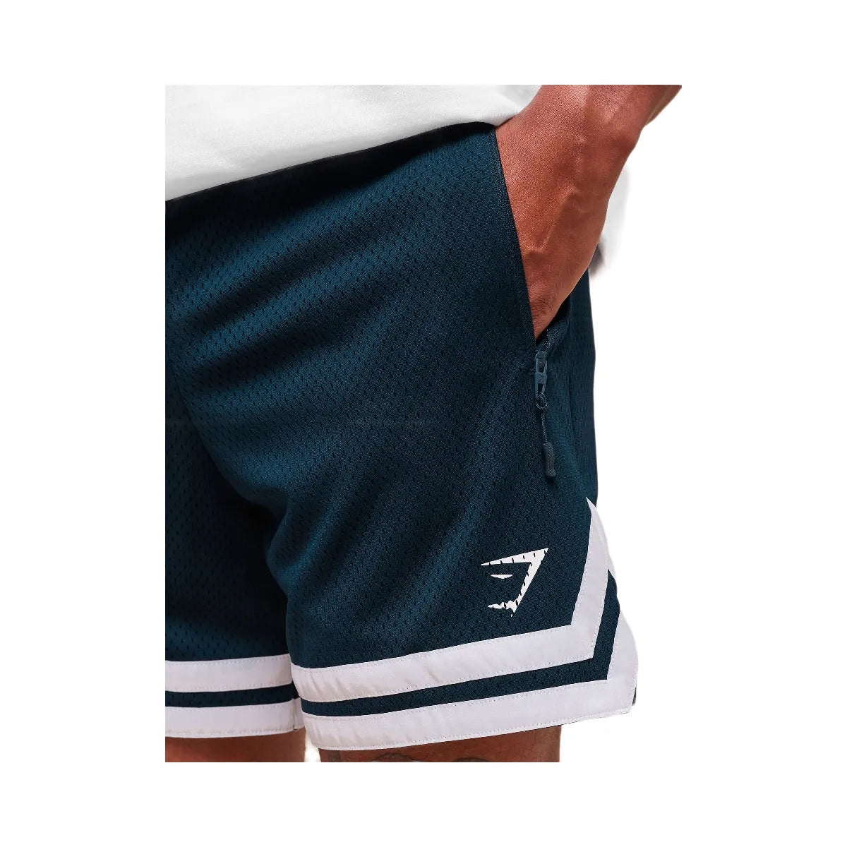 Gymshark Campus Mesh Shorts - Navy