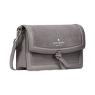 Kate Spade Knott Suede Mini Flap Crossbody Hare Grey
