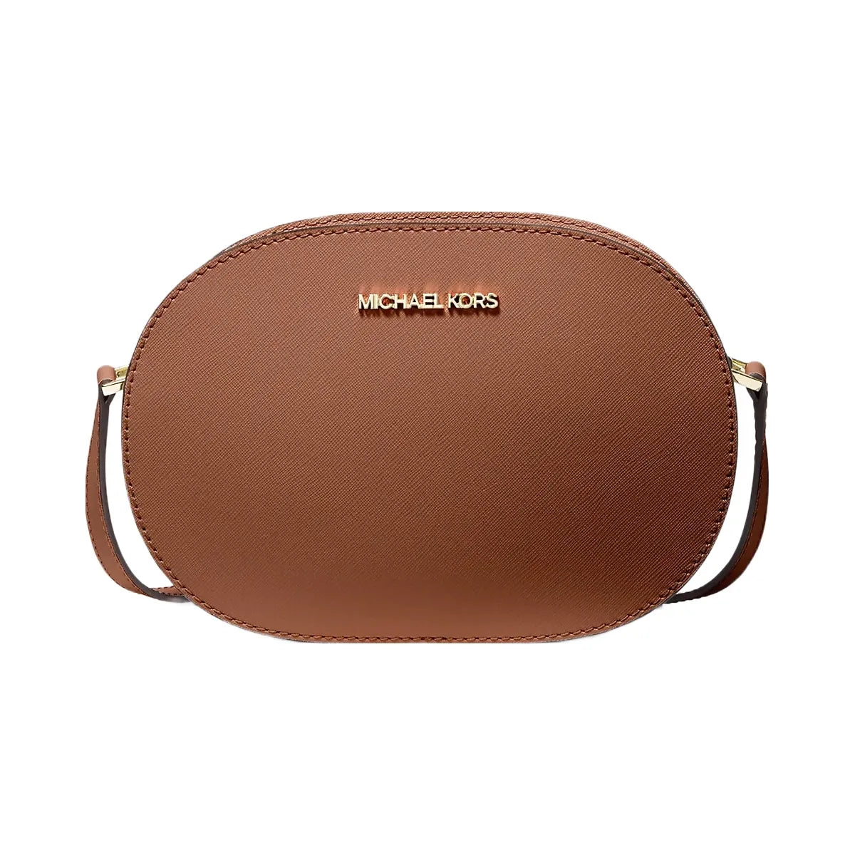 Michael Kors Jet Set Travel Medium Saffiano Leather Crossbody Bag Luggage