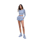 Alo Women's Polar Fleece Retreat Short - Winter Frost