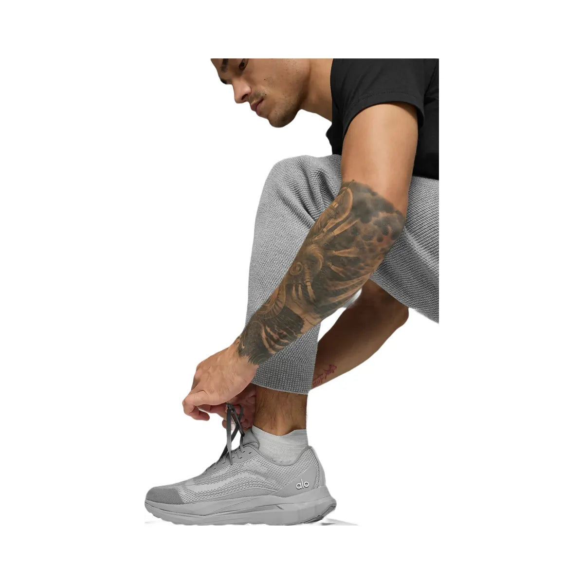 Alo Men's Sports Club Jogger - Athletic Heather Grey