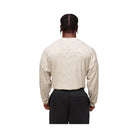 Gymshark Lightweight Slub Textured Lifting Authenticator OS LS T-shirt - Oat White