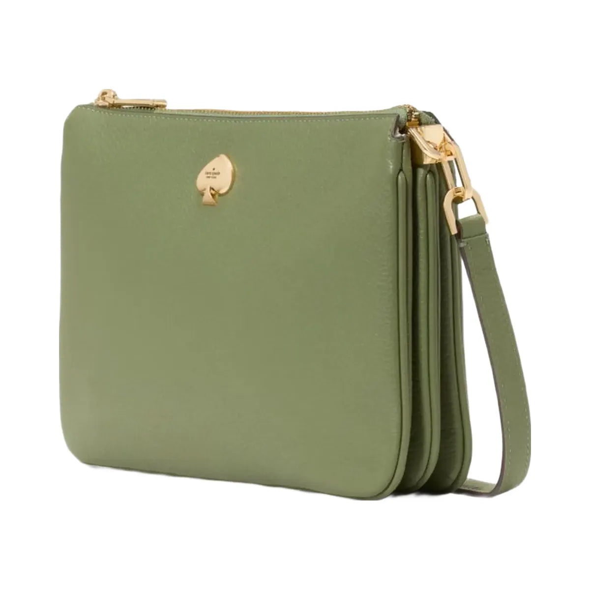 Kate Spade Kayla Small Triple Compartment Crossbody Cedar Stand