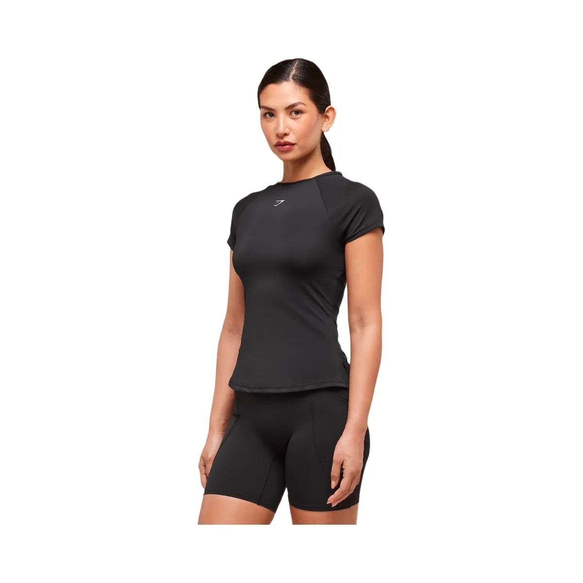 Gymshark Running Back Vent T-Shirt - Black