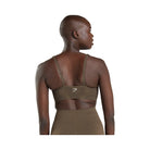 Gymshark Vital V Neck Sports Bra - Espresso Marl