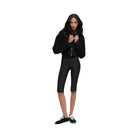 Alo Women's Sherpa Cropped Slope Side Jacket - Black
