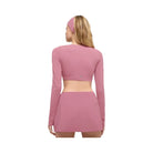 Alo Women's Softsculpt Precision Long Sleeve Bra - Pink Wild Rose