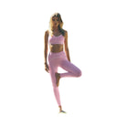 Alo Women's Airbrush High-Waist Heart Throb Legging - Candy Heart Pink/White