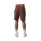 Alo Men's Open-Knit Short - Chestnut