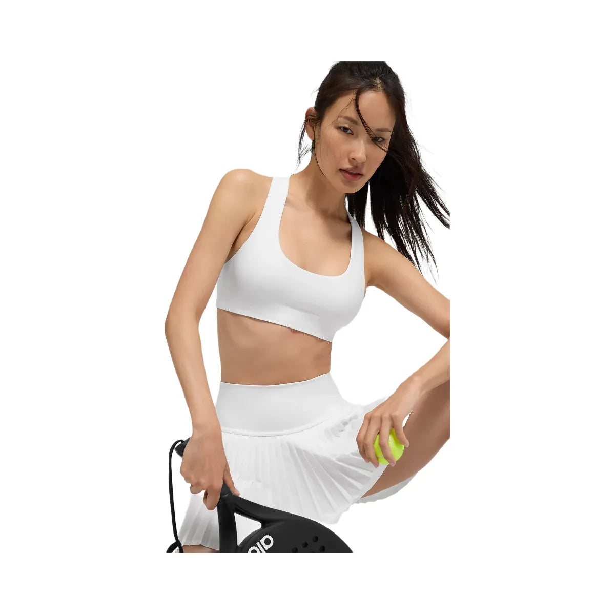 Alo Women's Airlift Advantage Racerback Bra - White