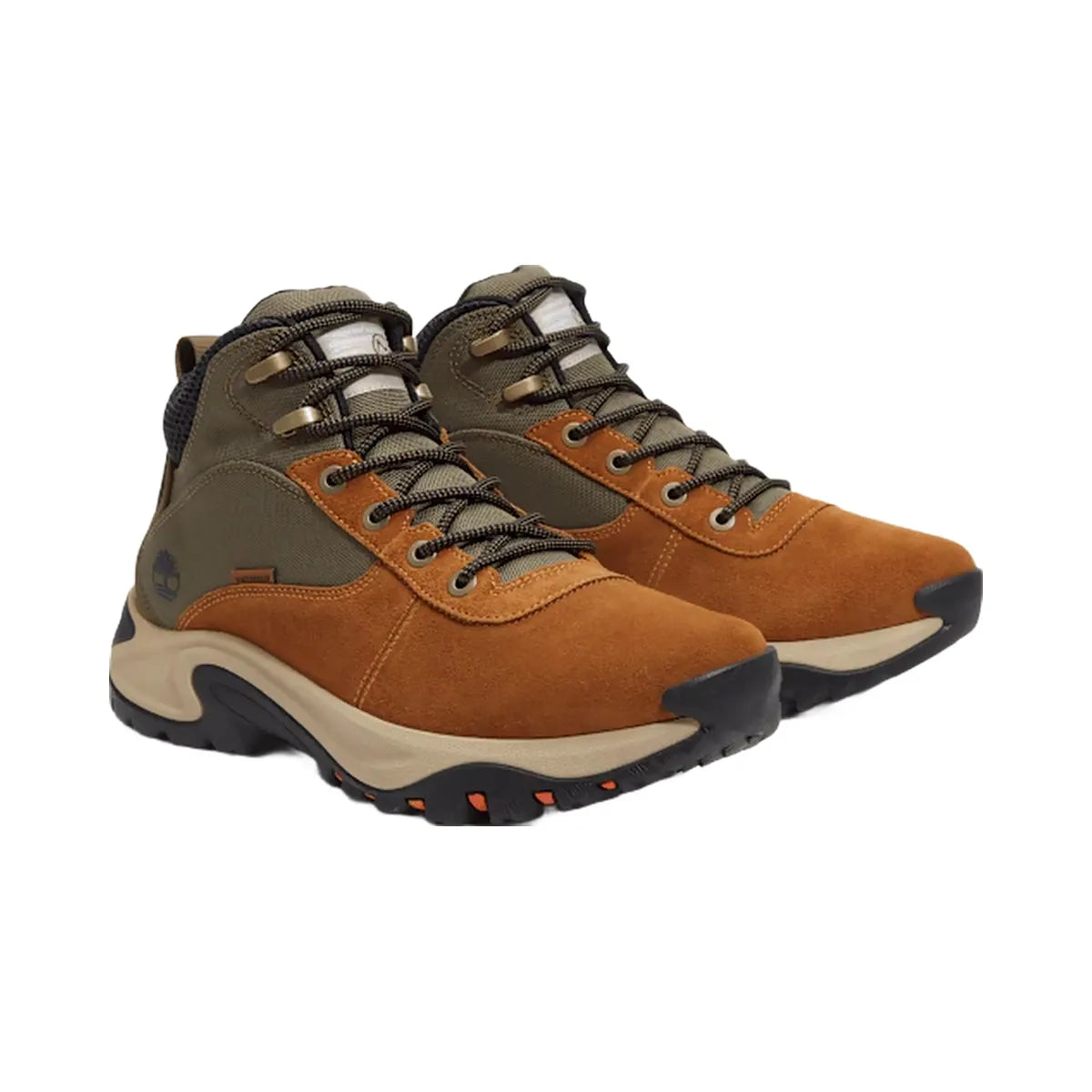 Timberland Mt Maddsen Peak Mid Waterproof Hiking Boot Medium Brown Suede Men'S