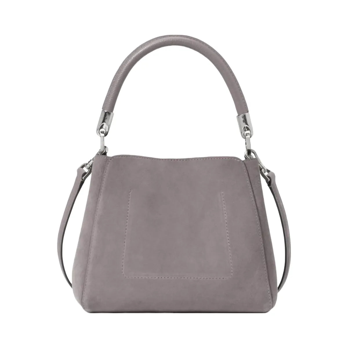 Kate Spade Phoebe Suede Small Top Handle Satchel Hare Grey