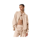 Alo Women's Accolade Full Zip Hoodie - Macadamia