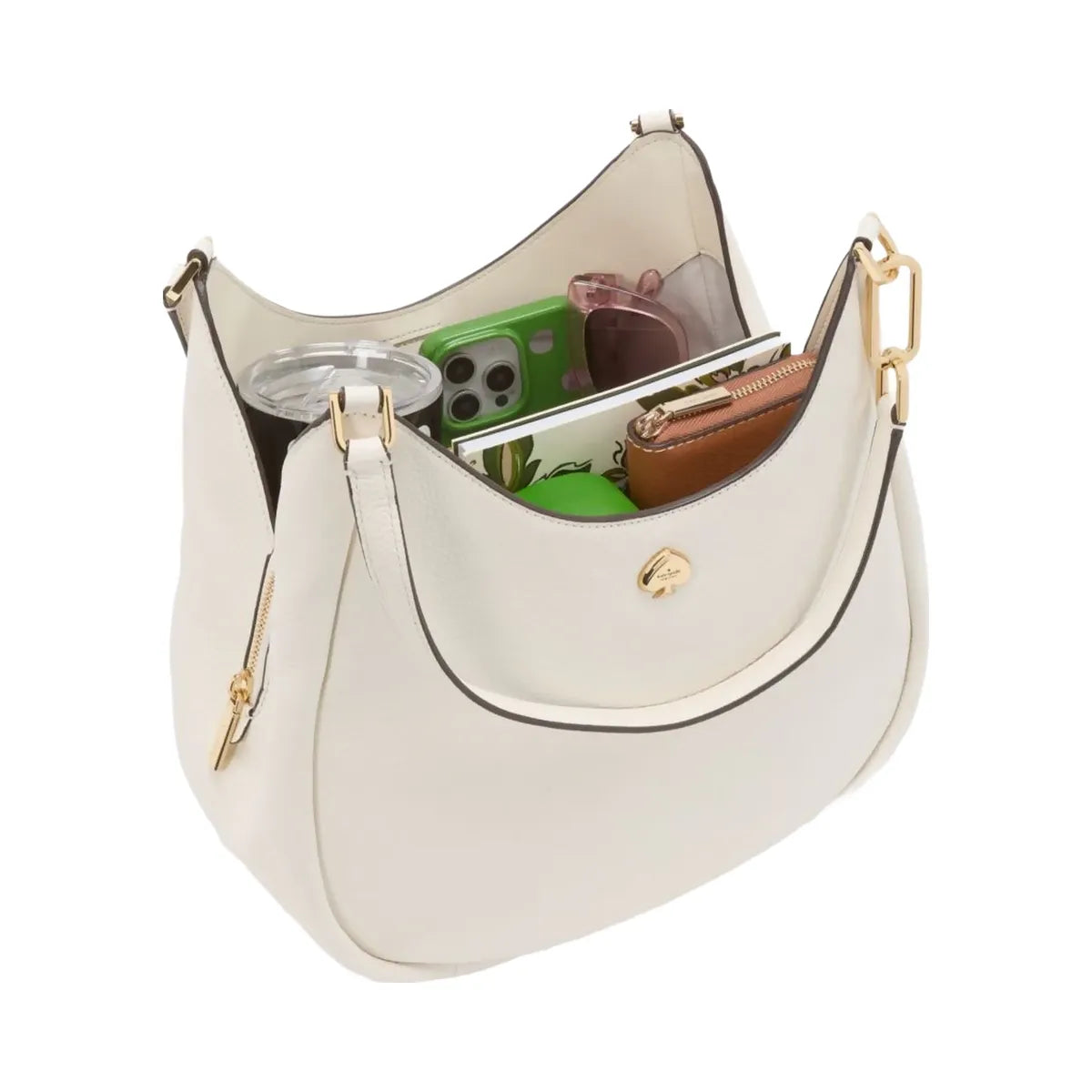 Kate Spade Kayla Large Triple Compartment Shoulder Bag Meringue