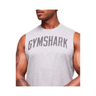 Gymshark Worn Graphic Tank - Light Grey Core Marl